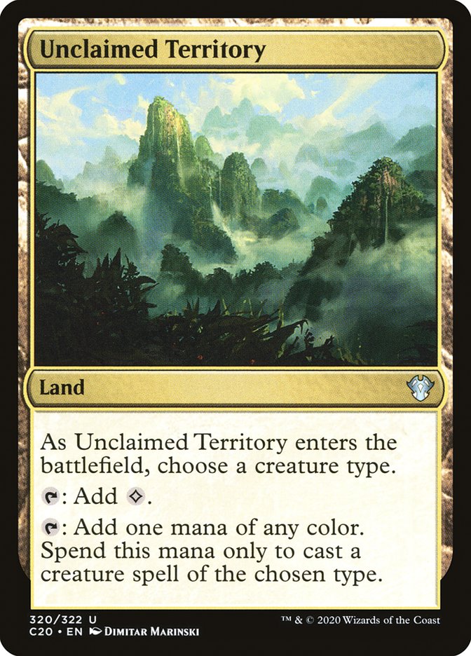 Unclaimed Territory [Commander 2020] | Magic Magpie