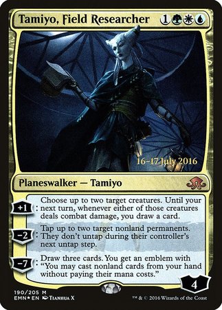 Tamiyo, Field Researcher [Eldritch Moon Promos] | Magic Magpie