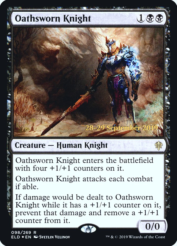 Oathsworn Knight  [Throne of Eldraine Prerelease Promos] | Magic Magpie