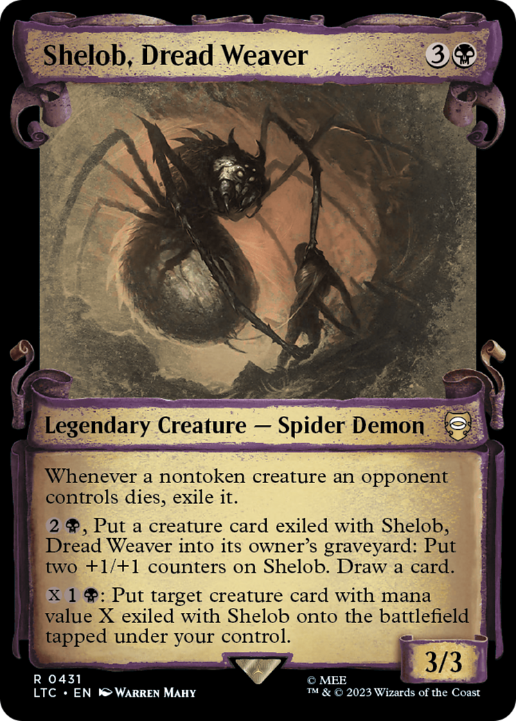 Shelob, Dread Weaver [The Lord of the Rings: Tales of Middle-Earth Commander Showcase Scrolls] | Magic Magpie