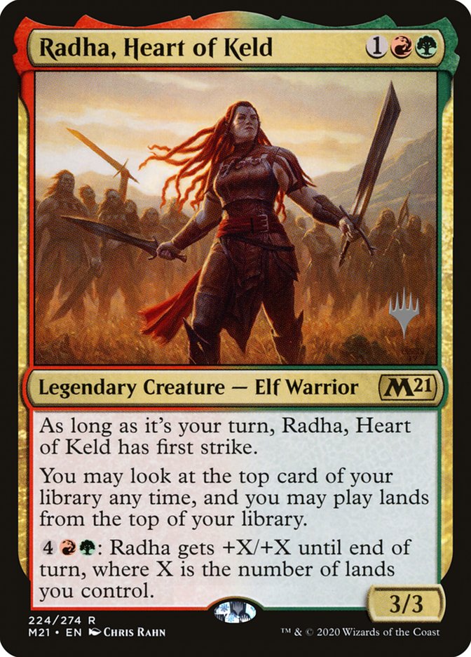 Radha, Heart of Keld (Promo Pack) [Core Set 2021 Promos] | Magic Magpie