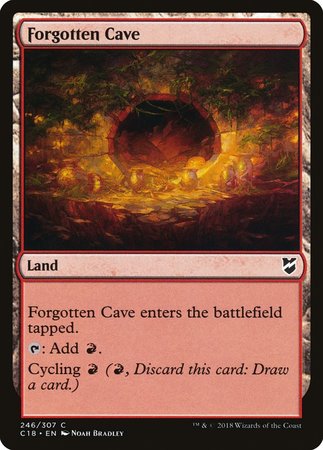 Forgotten Cave [Commander 2018] | Magic Magpie