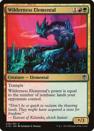 Wilderness Elemental [Commander 2016] | Magic Magpie