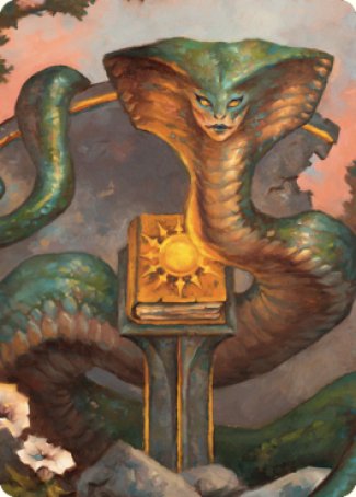 Guardian Naga Art Card [Commander Legends: Battle for Baldur's Gate Art Series] | Magic Magpie