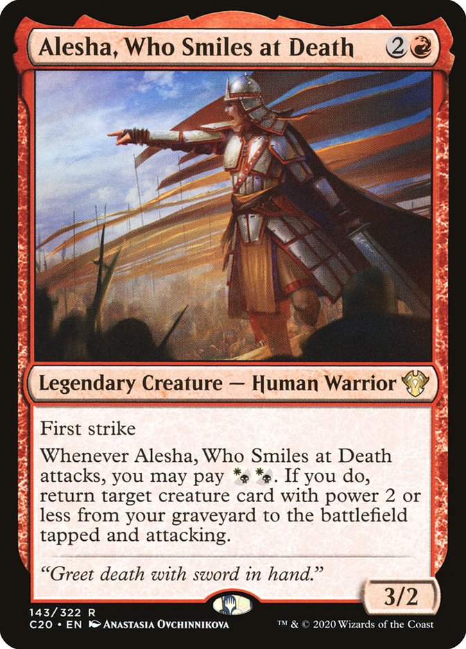 Alesha, Who Smiles at Death [Commander 2020] | Magic Magpie