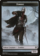 Treasure // Zombie Token [Commander Legends Tokens] | Magic Magpie