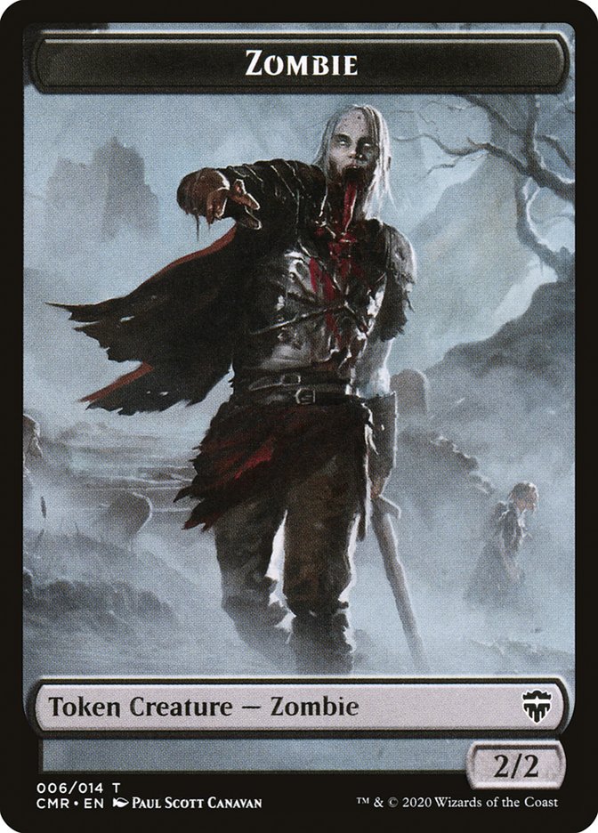 Golem // Zombie Token [Commander Legends Tokens] | Magic Magpie