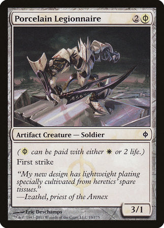 Porcelain Legionnaire [New Phyrexia] | Magic Magpie