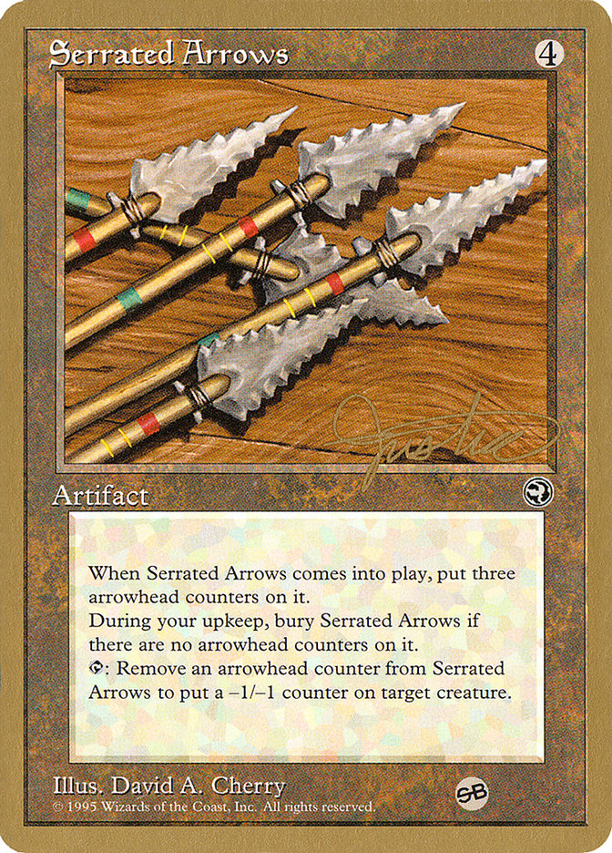 Serrated Arrows (Mark Justice) (SB) [Pro Tour Collector Set] | Magic Magpie