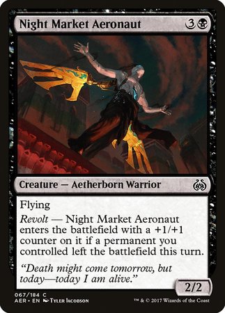 Night Market Aeronaut [Aether Revolt] | Magic Magpie
