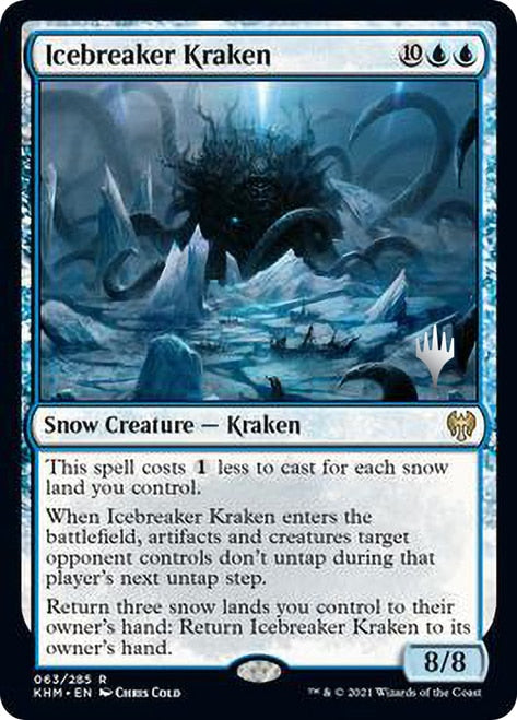 Icebreaker Kraken [Kaldheim Promo Pack] | Magic Magpie