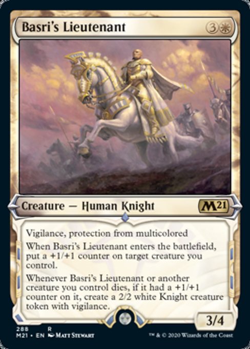 Basri's Lieutenant (Showcase) [Core Set 2021] | Magic Magpie