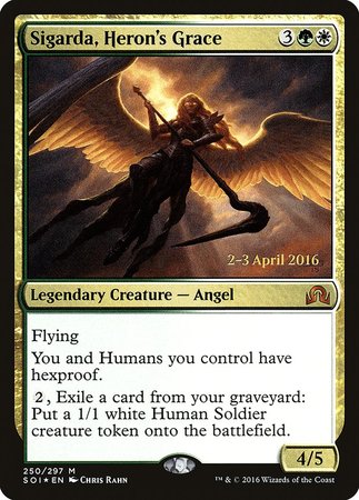 Sigarda, Heron's Grace [Shadows over Innistrad Promos] | Magic Magpie