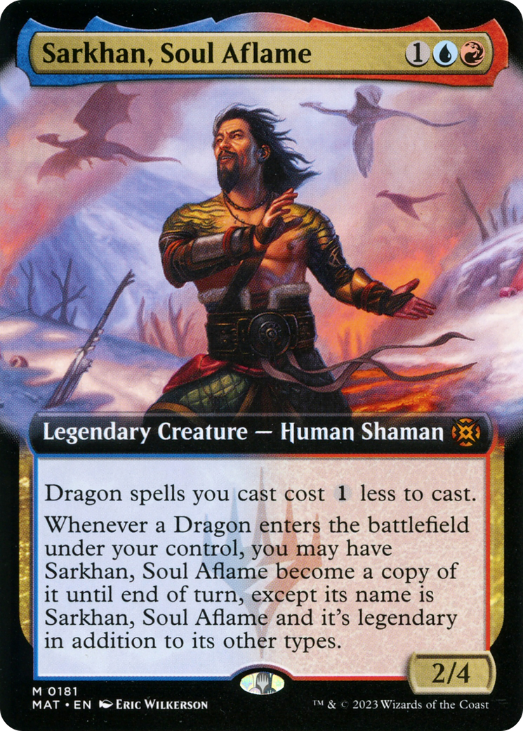 Sarkhan, Soul Aflame (Extended Art) [March of the Machine: The Aftermath] | Magic Magpie