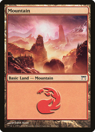 Mountain (300) [Champions of Kamigawa] | Magic Magpie