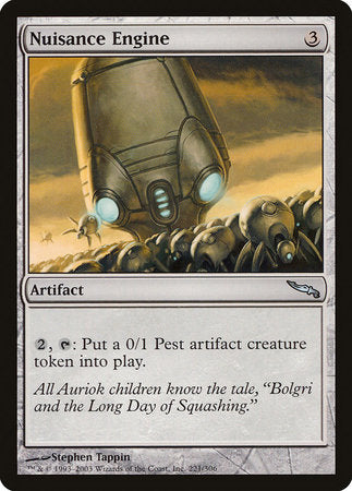 Nuisance Engine [Mirrodin] | Magic Magpie