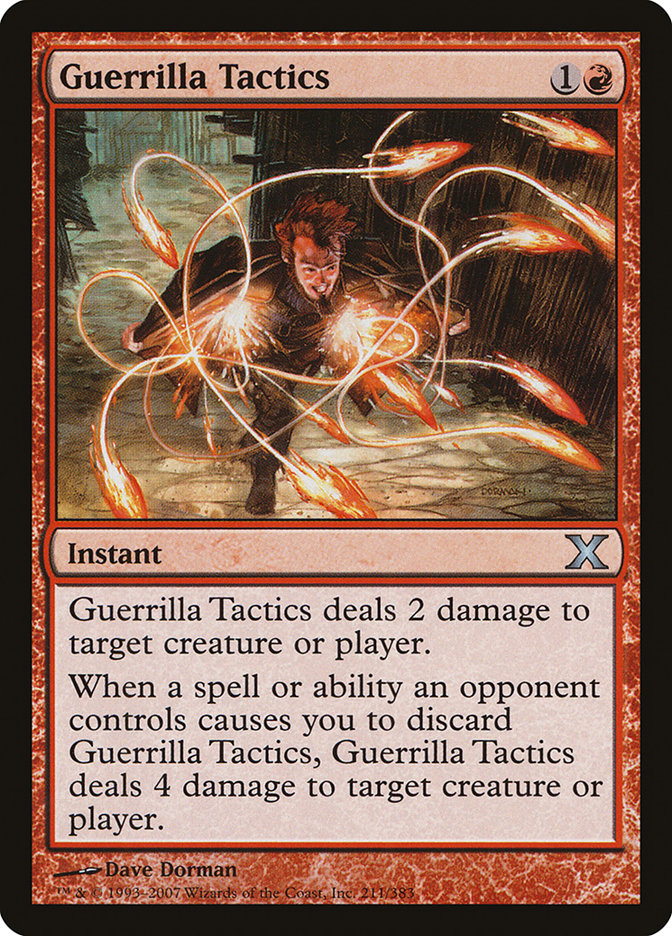Guerrilla Tactics [Tenth Edition] | Magic Magpie