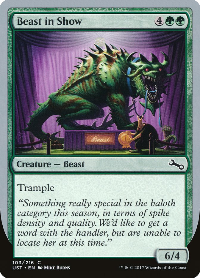 Beast in Show ("Something really special...") [Unstable] | Magic Magpie