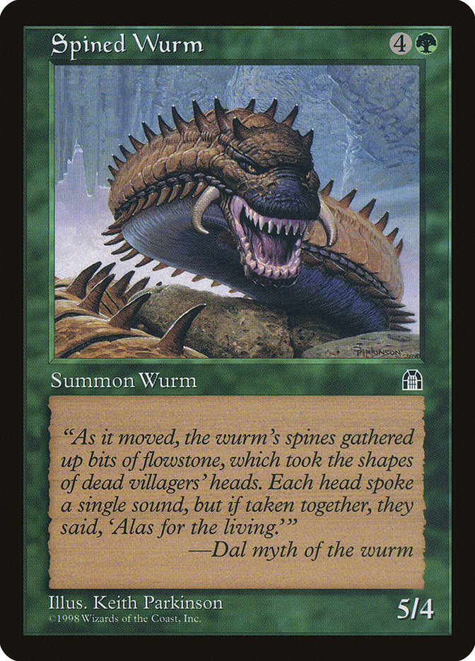 Spined Wurm [Stronghold] | Magic Magpie