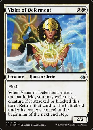 Vizier of Deferment [Amonkhet] | Magic Magpie