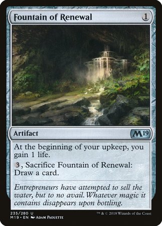 Fountain of Renewal [Core Set 2019] | Magic Magpie