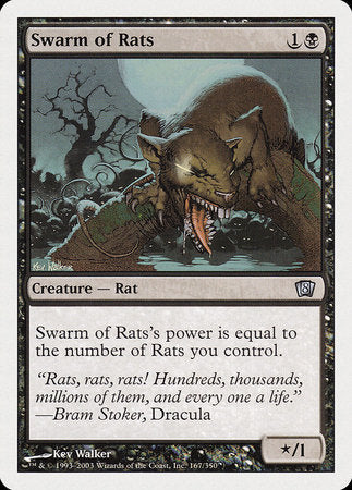 Swarm of Rats [Eighth Edition] | Magic Magpie