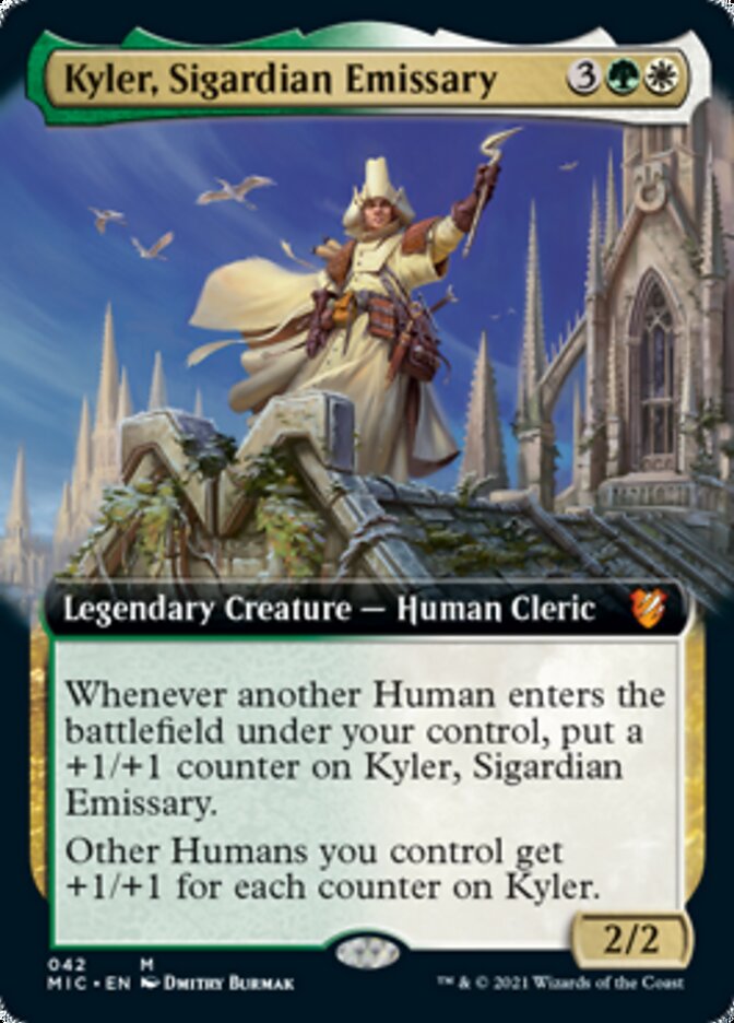 Kyler, Sigardian Emissary (Extended) [Innistrad: Midnight Hunt Commander] | Magic Magpie