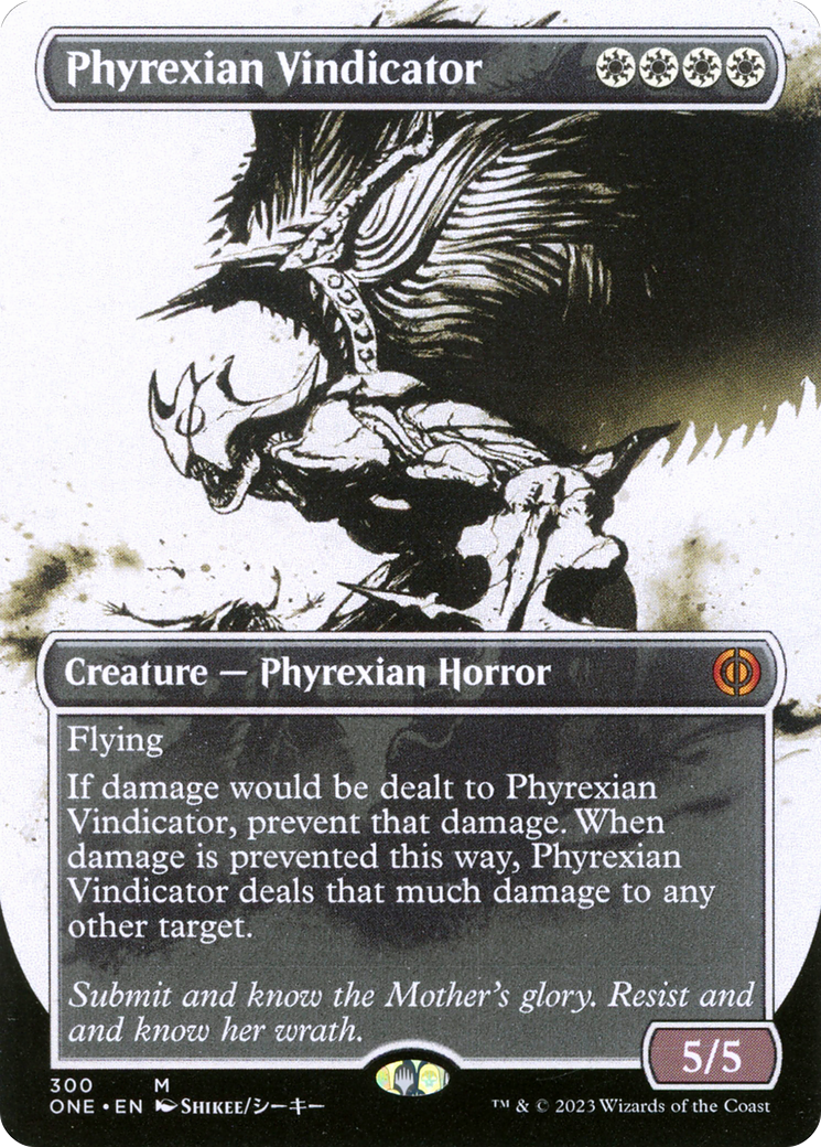 Phyrexian Vindicator (Borderless Ichor) [Phyrexia: All Will Be One] | Magic Magpie