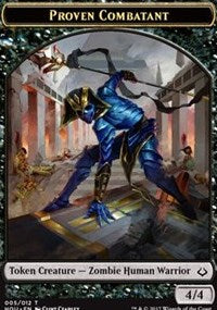 Proven Combatant // Cat Double-sided Token [Hour of Devastation Tokens] | Magic Magpie