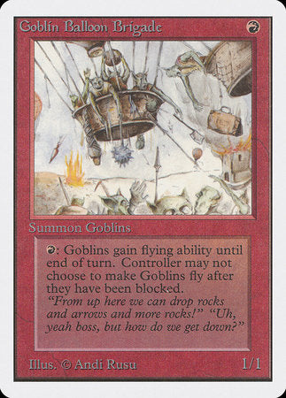 Goblin Balloon Brigade [Unlimited Edition] | Magic Magpie