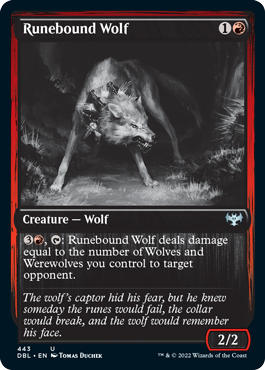 Runebound Wolf [Innistrad: Double Feature] | Magic Magpie