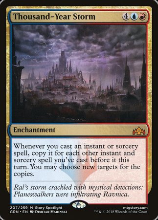 Thousand-Year Storm [Guilds of Ravnica] | Magic Magpie