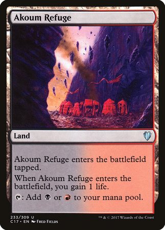Akoum Refuge [Commander 2017] | Magic Magpie