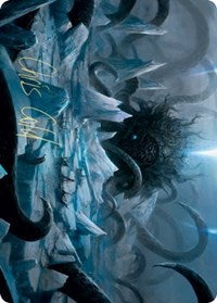 Icebreaker Kraken Art Card (Gold-Stamped Signature) [Kaldheim: Art Series] | Magic Magpie
