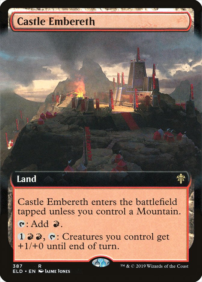 Castle Embereth (Extended Art) [Throne of Eldraine] | Magic Magpie
