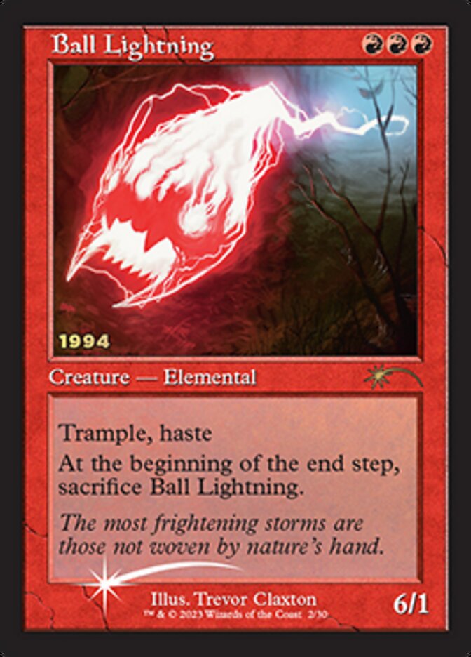 Ball Lightning [30th Anniversary Promos] | Magic Magpie