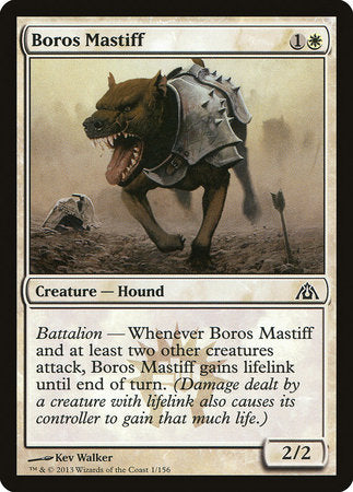 Boros Mastiff [Dragon's Maze] | Magic Magpie