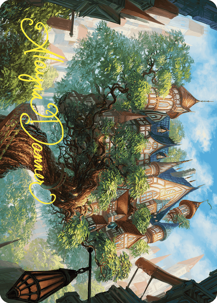 Edgewall Inn Art Card (Gold-Stamped Signature) [Wilds of Eldraine Art Series] | Magic Magpie