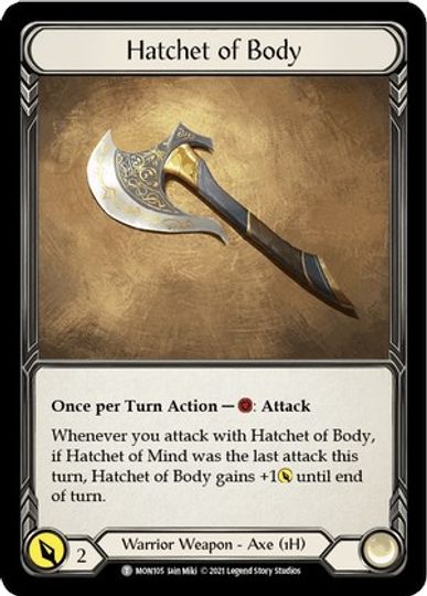 Chane // Hatchet of Body [MON154 // MON105] Unlimited Normal | Magic Magpie