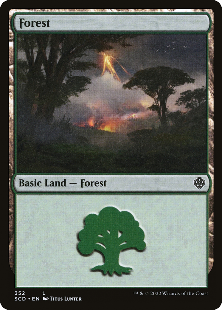 Forest (352) [Starter Commander Decks] | Magic Magpie