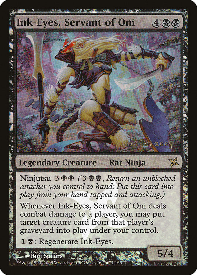 Ink-Eyes, Servant of Oni [Betrayers of Kamigawa Promos] | Magic Magpie