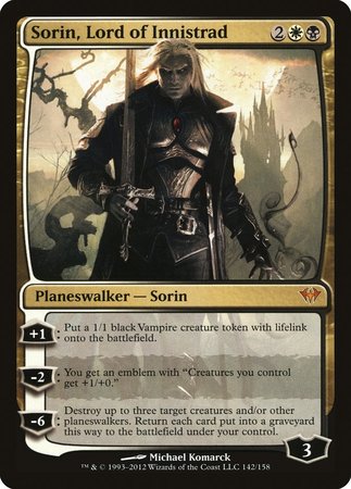 Sorin, Lord of Innistrad [Dark Ascension] | Magic Magpie