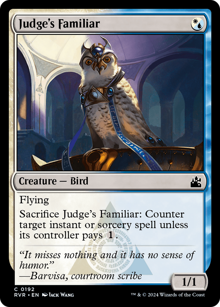 Judge's Familiar [Ravnica Remastered] | Magic Magpie