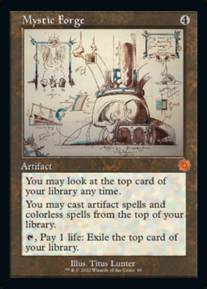 Mystic Forge (Retro Schematic) [The Brothers' War Retro Artifacts] | Magic Magpie