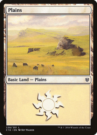 Plains (339) [Commander 2016] | Magic Magpie