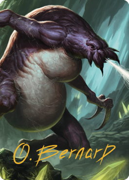 Ettercap Art Card (Gold-Stamped Signature) [Commander Legends: Battle for Baldur's Gate Art Series] | Magic Magpie