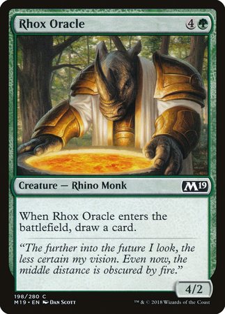 Rhox Oracle [Core Set 2019] | Magic Magpie