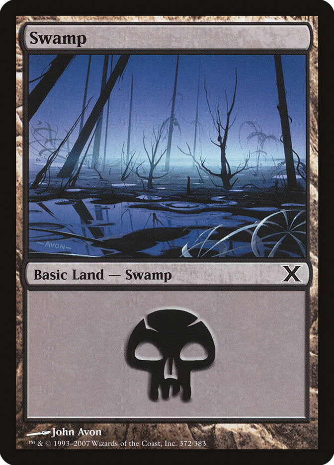 Swamp (372) [Tenth Edition] | Magic Magpie