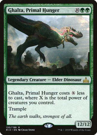 Ghalta, Primal Hunger [Rivals of Ixalan Promos] | Magic Magpie