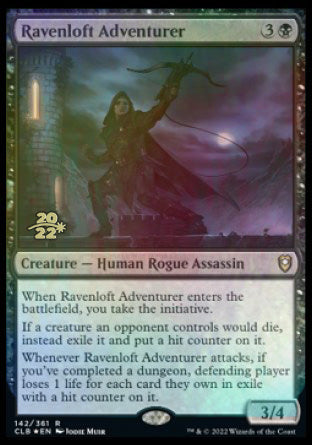 Ravenloft Adventurer [Commander Legends: Battle for Baldur's Gate Prerelease Promos] | Magic Magpie